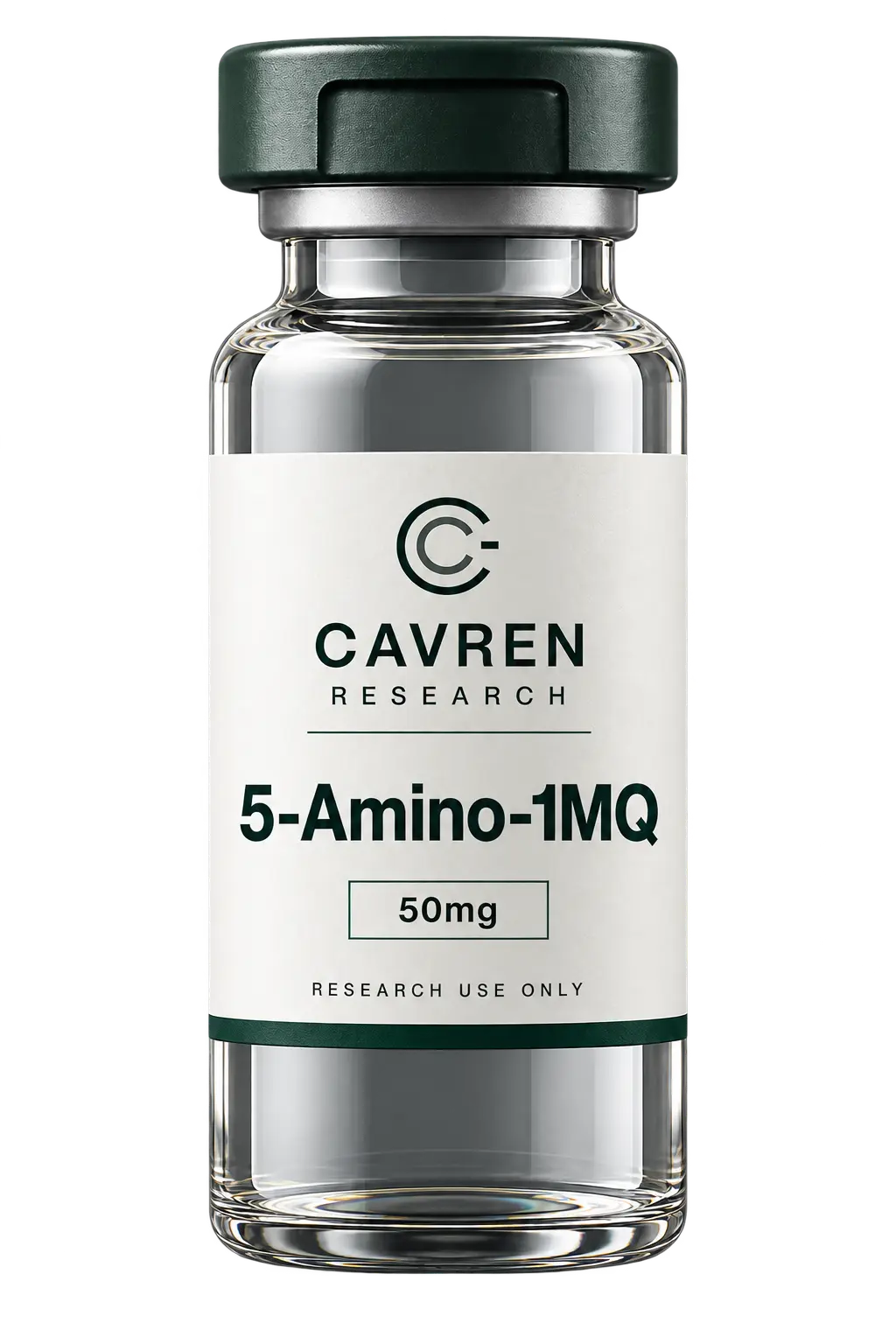 Cavren Research laboratory vial, 5-Amino-1MQ, 50mg