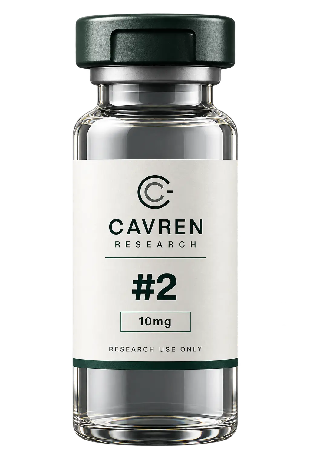 Cavren Research laboratory vial, #2, 10mg