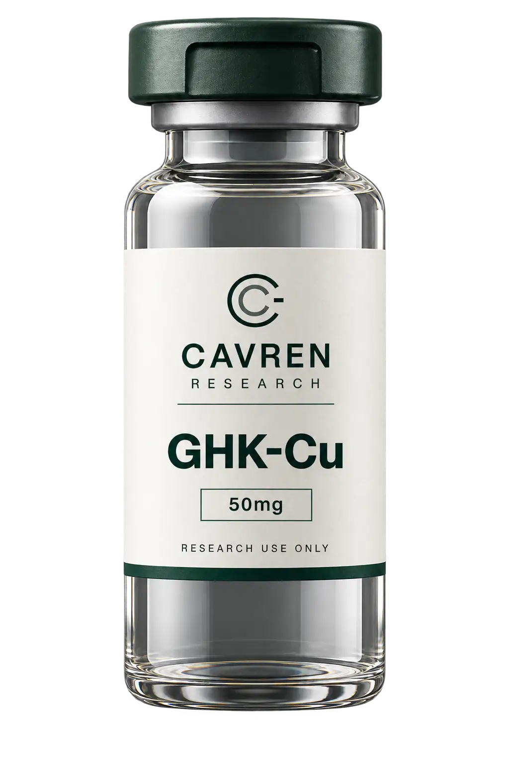 Cavren Research laboratory vial, GHK-Cu, 50mg