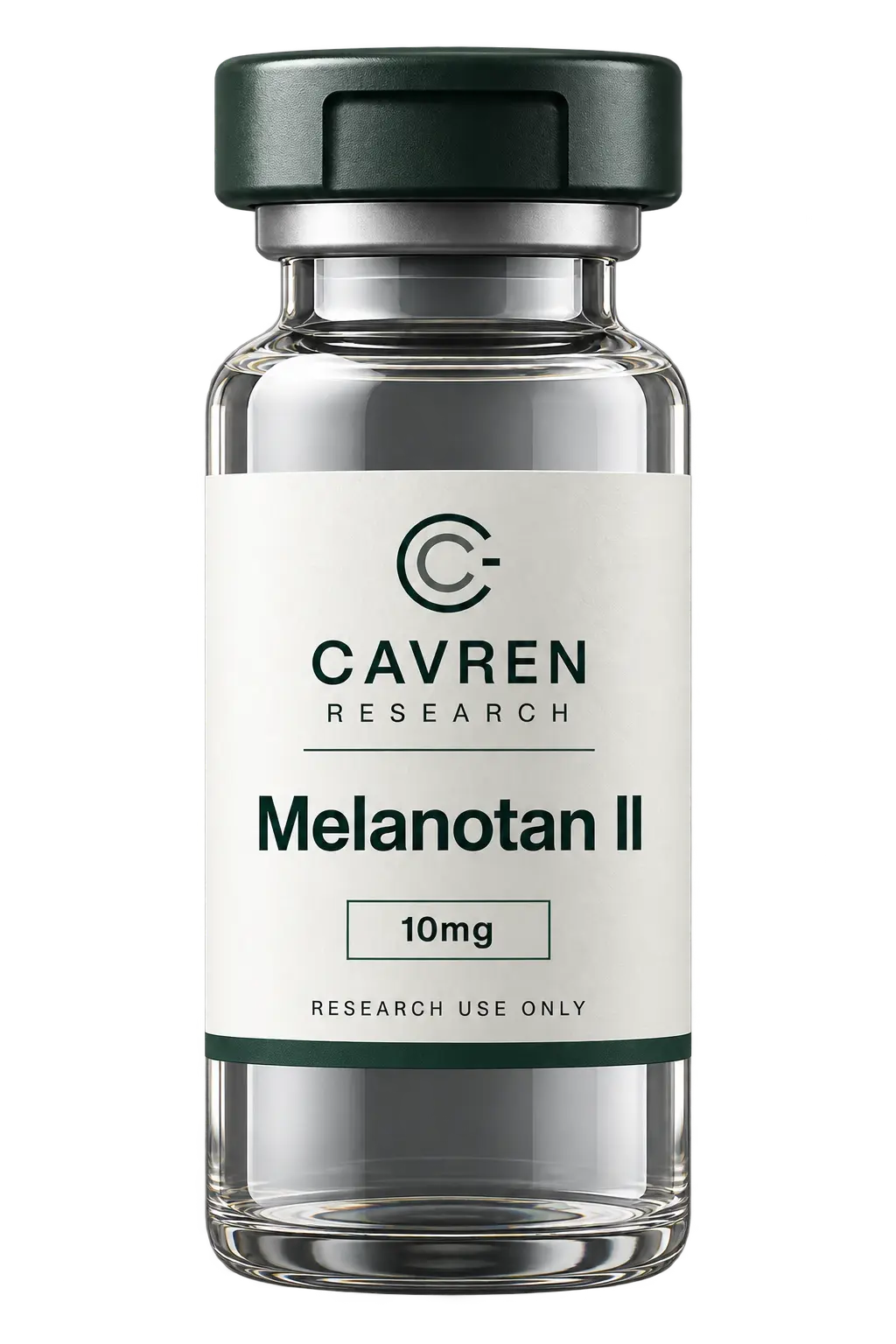Cavren Research laboratory vial, Melanotan II, 10mg